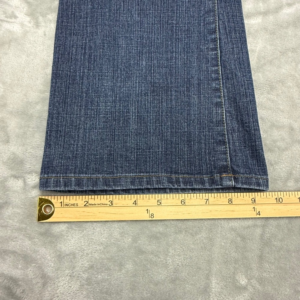 Bobbie Brooks Flare Leg Jeans Womens Size 12 Dark Wash Denim Y2K Style - Picture 11 of 11